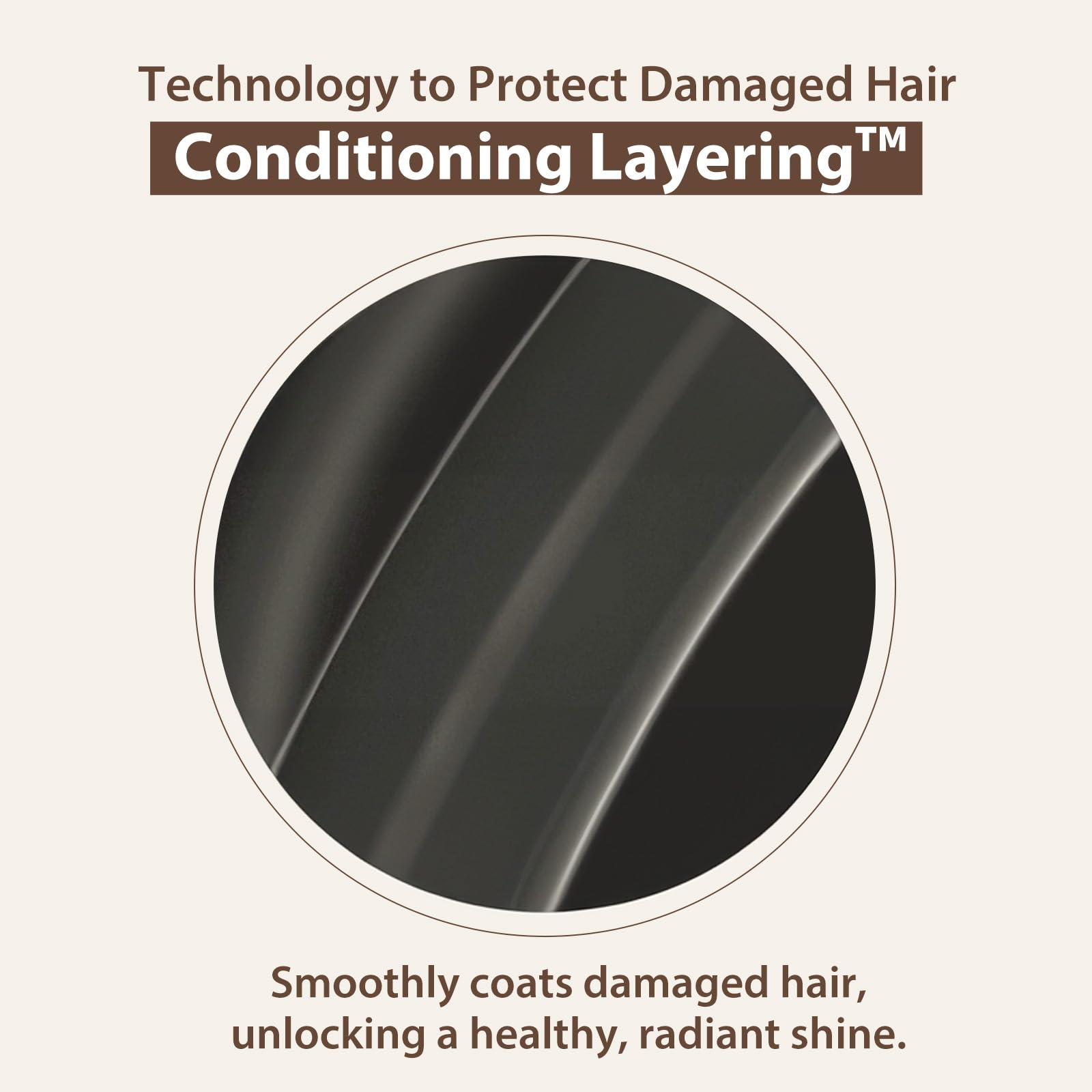 Cheveux avec éclat après l’utilisation du Shampoing Mise En Scene