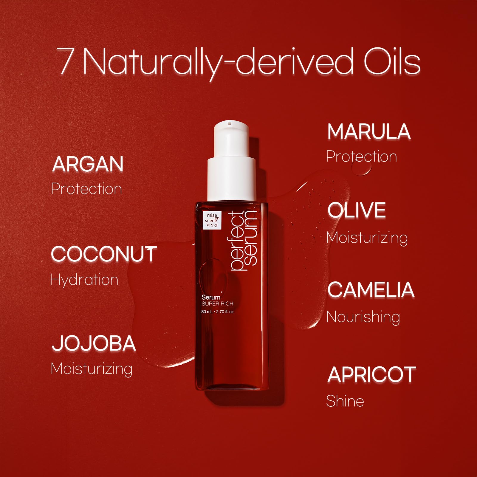 Huile d’argan et mélanges d’huiles dans Mise En Scene, nourrissant en profondeur.