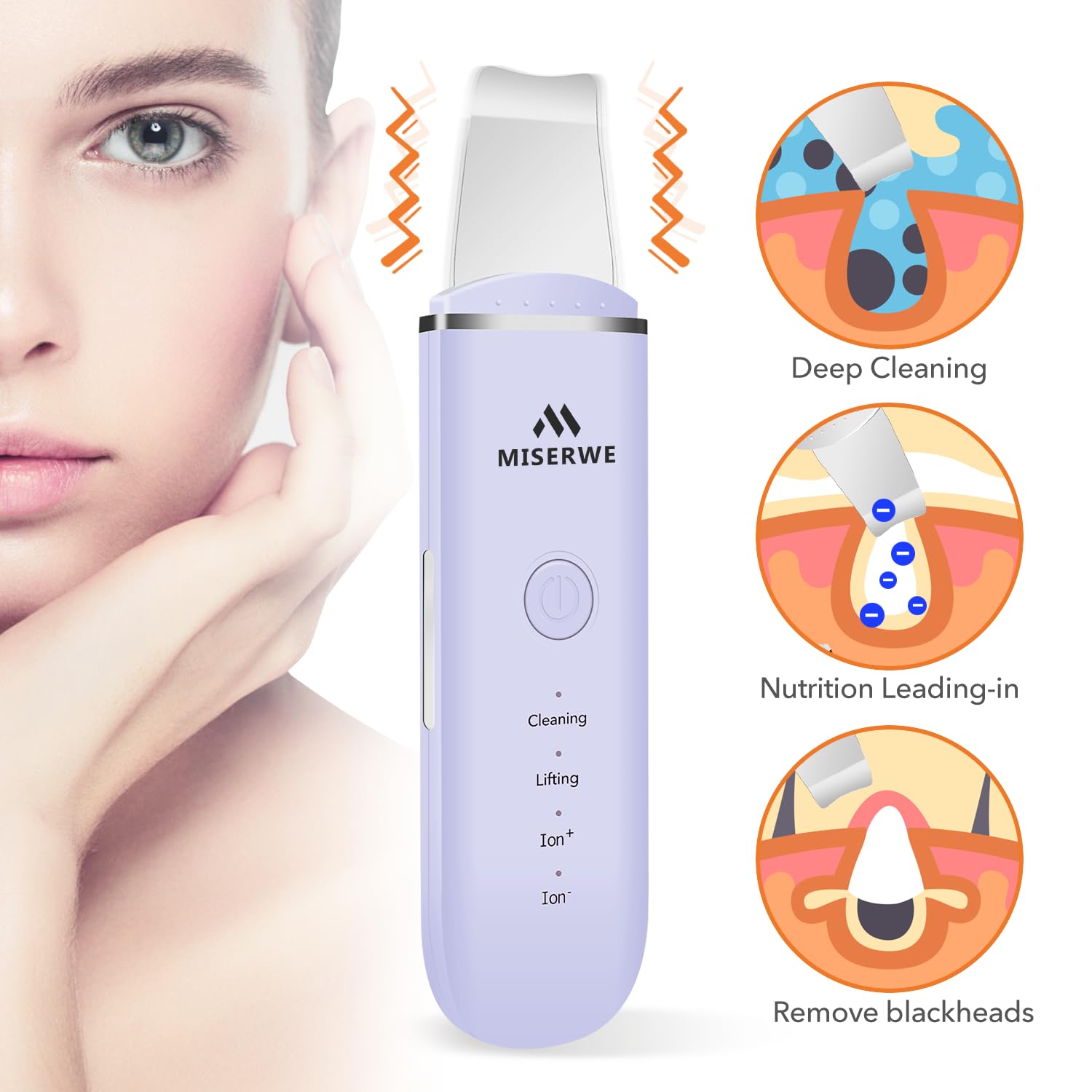 MISERWE nettoyage-pores lifting et ions pour peau plus nette