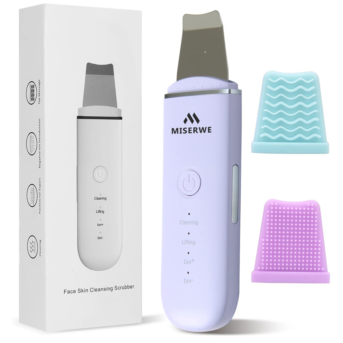 MISERWE nettoyeur-visage spatule profond pour un nettoyage en profondeur des pores