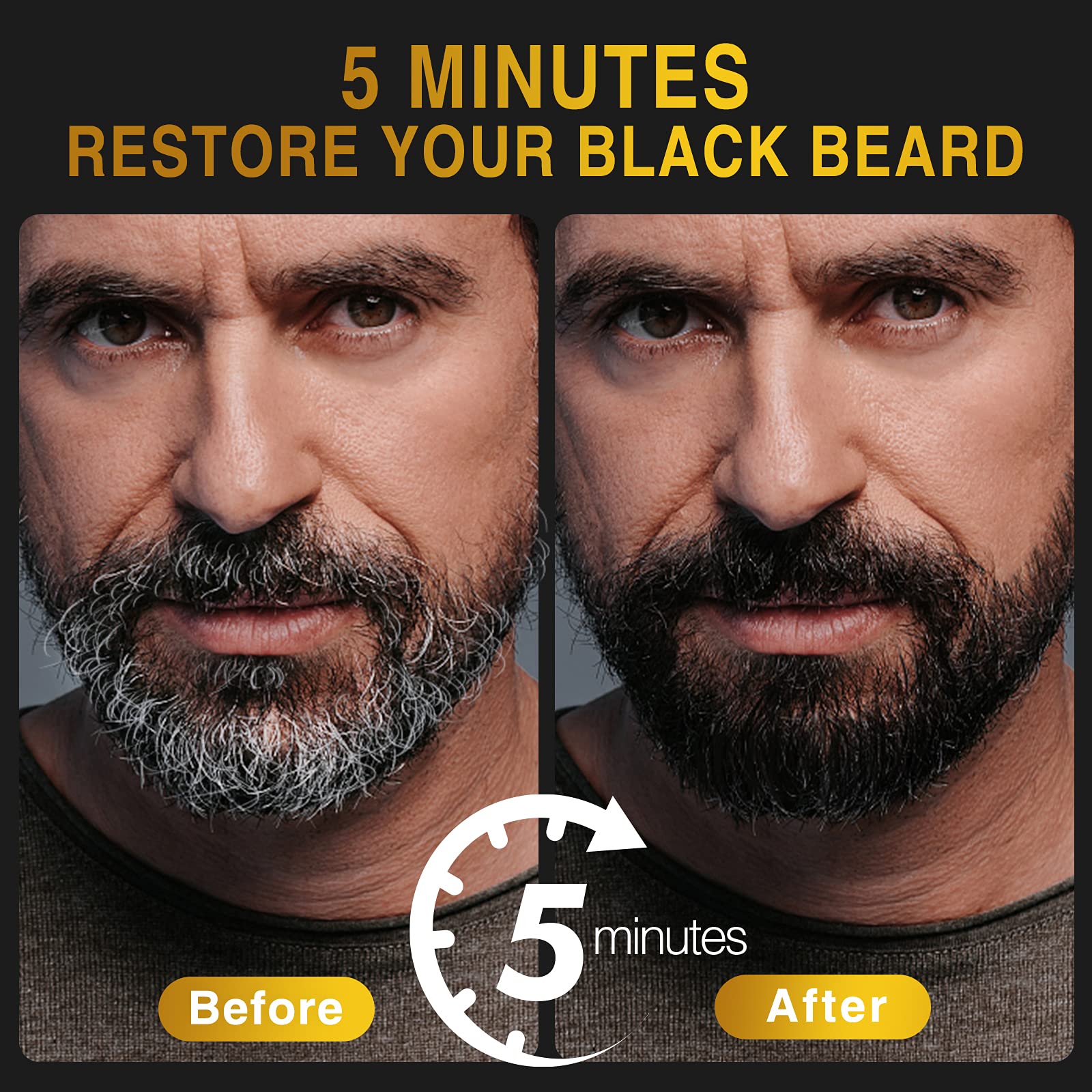 MISICH Barbe Noire – Sachets individuels pour une utilisation discrète et portable.