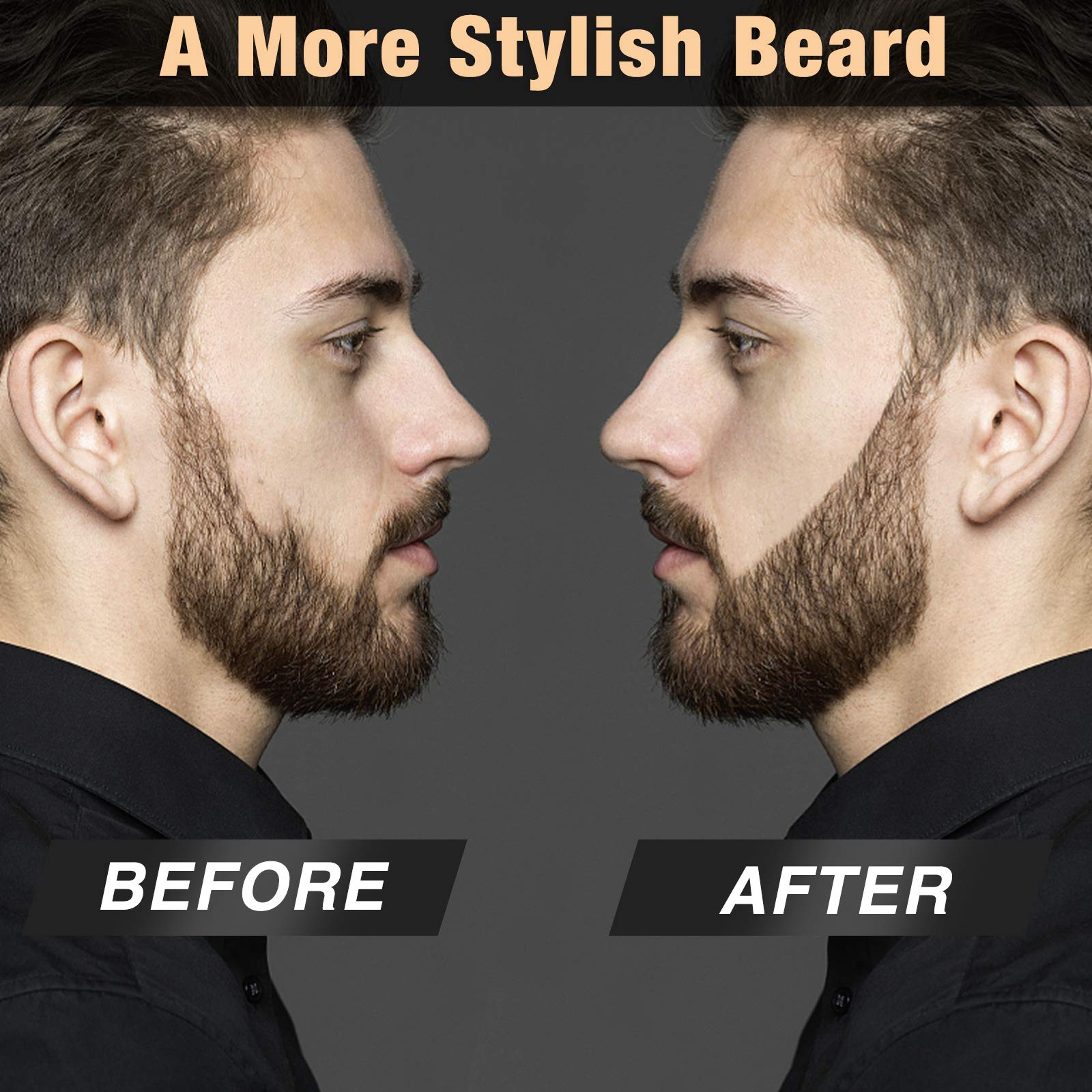 MISICH stylo barbe remplissage des trous pour barbe dense
