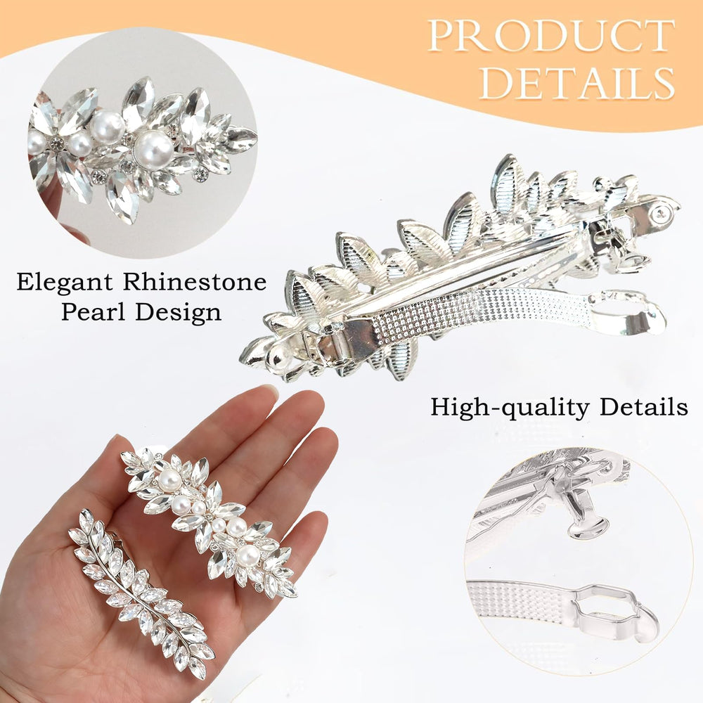 Accessoires cheveux Miskate mariage argent: léger et sécurisé pour la journée