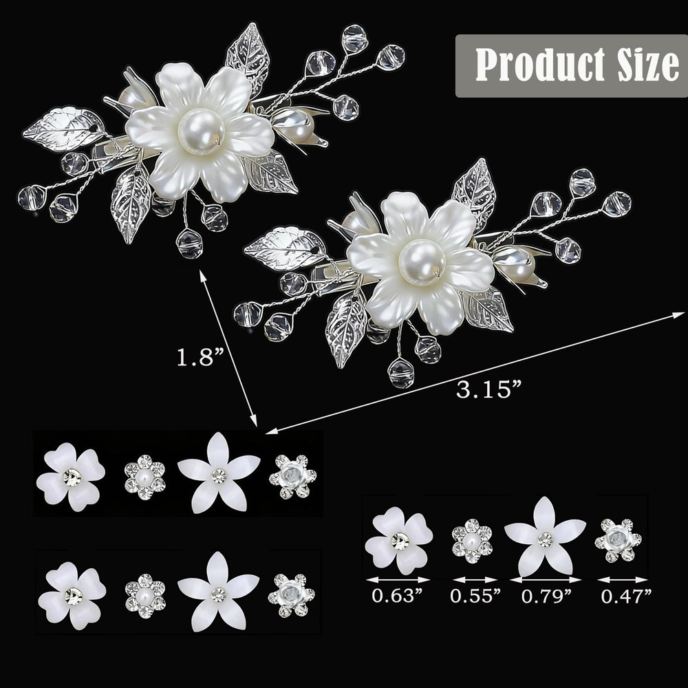 Pinces-fleurs bijou brillant Miskate ajoute des touches lumineuses à votre look.