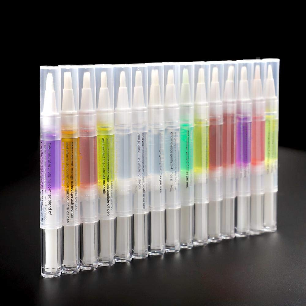 Miss Forever lavender oil pen application, precise tip for targeted cuticle care.