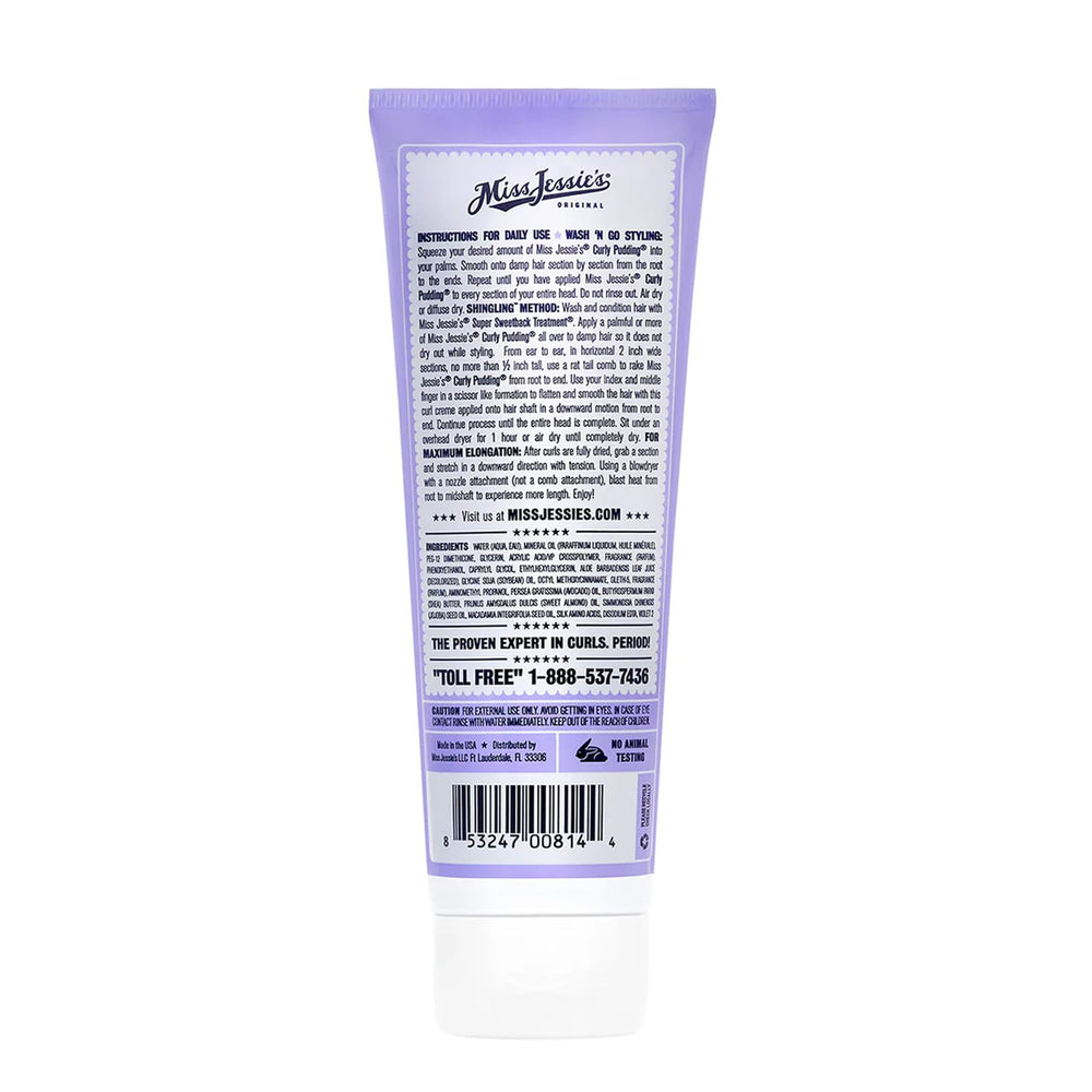Miss Jessie's Crème Boucles avant/après montre une définition accentuée.