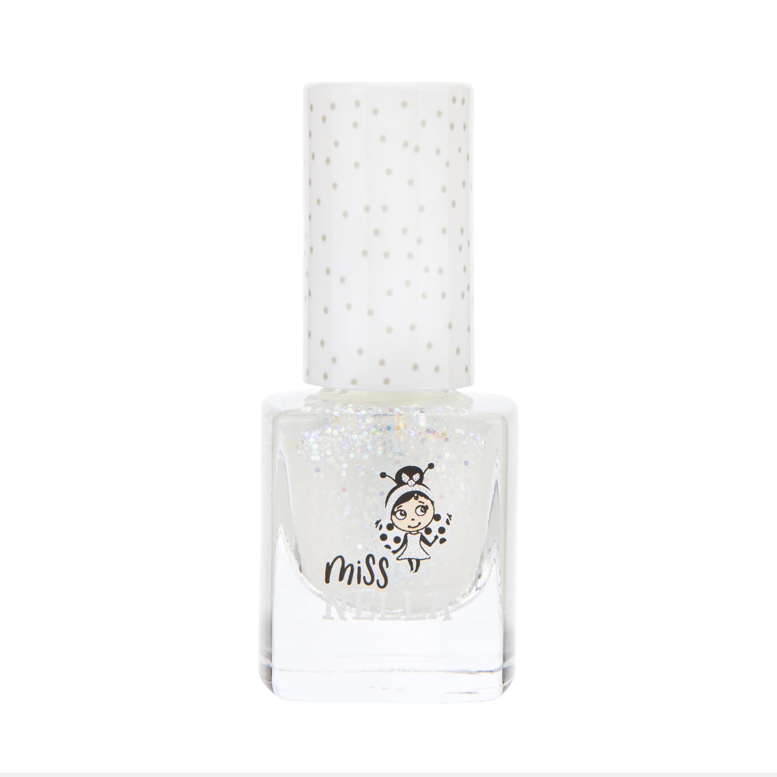 Miss Nella Confetti Clouds: aperçu d’application facile sur ongles.