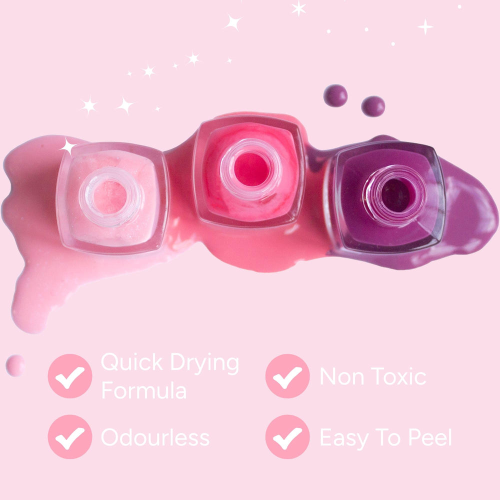 Texture glitter brillante Miss Nella dans l’ensemble Sweet Little Pack, esprit festif