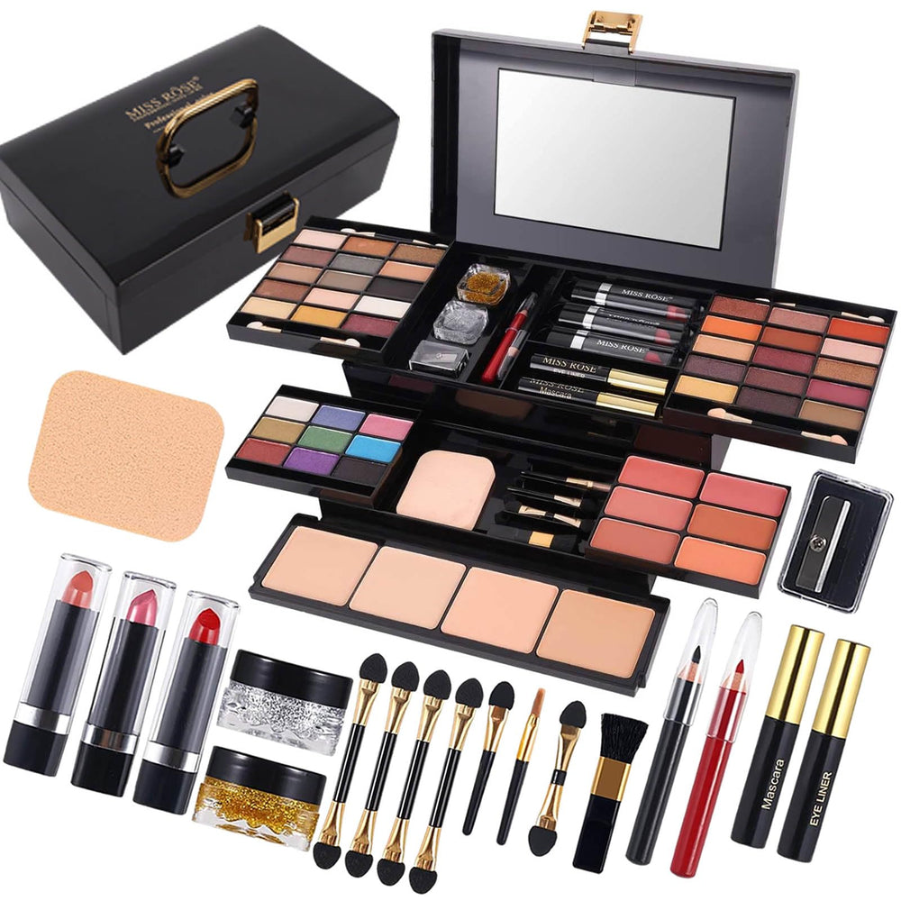 Palette Miss Rose M-58 : 39 ombres riches pour des looks variés.