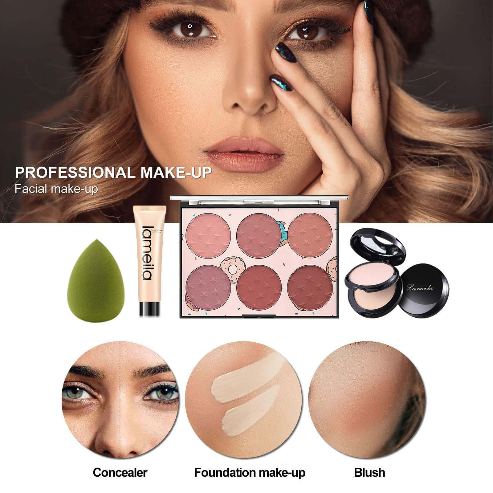Miss Rose M fond-de-teint-liquide, couvrance adaptée à tous types de peau