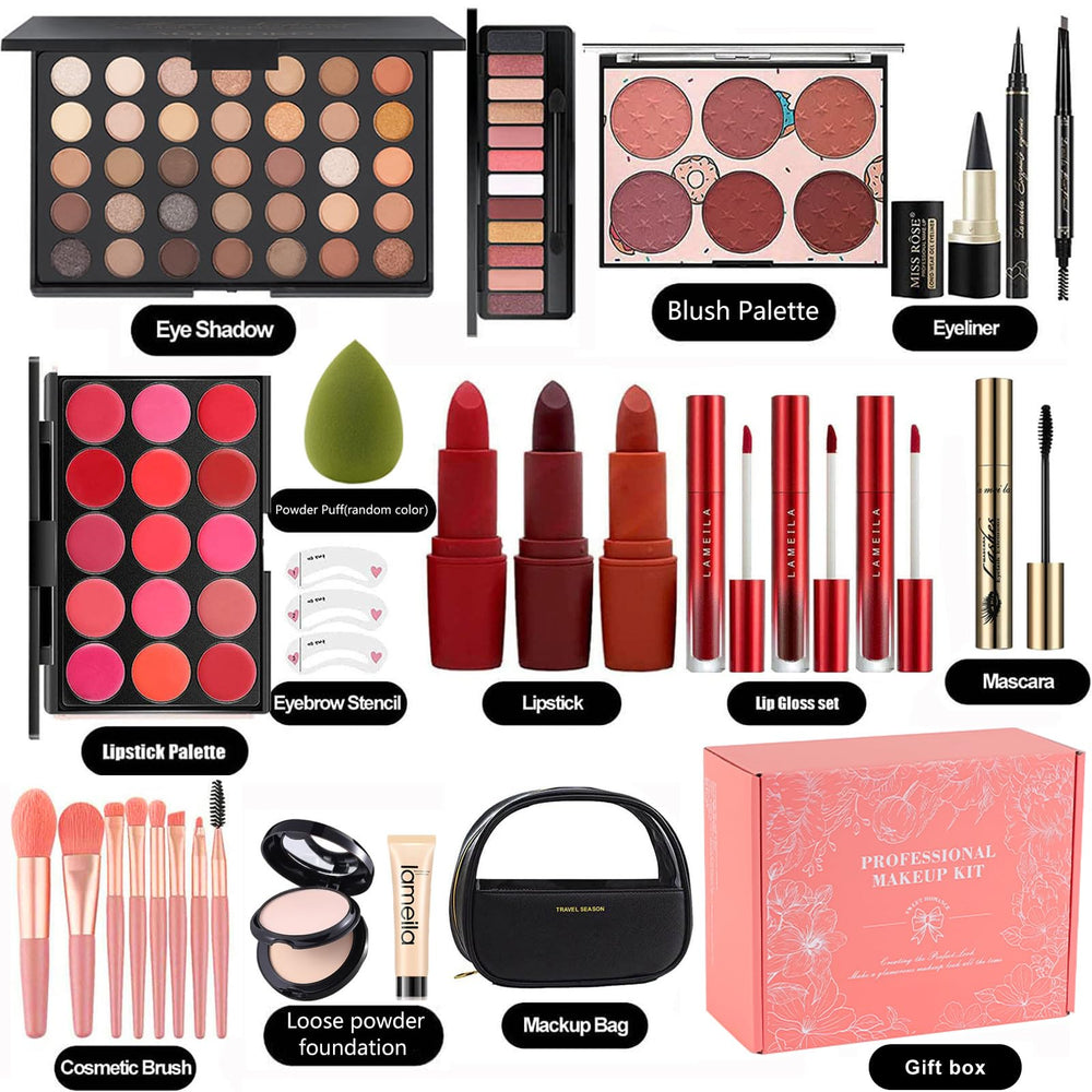 Miss Rose M palette-rouges-et-gloss, nuances variées pour un look personnalisé