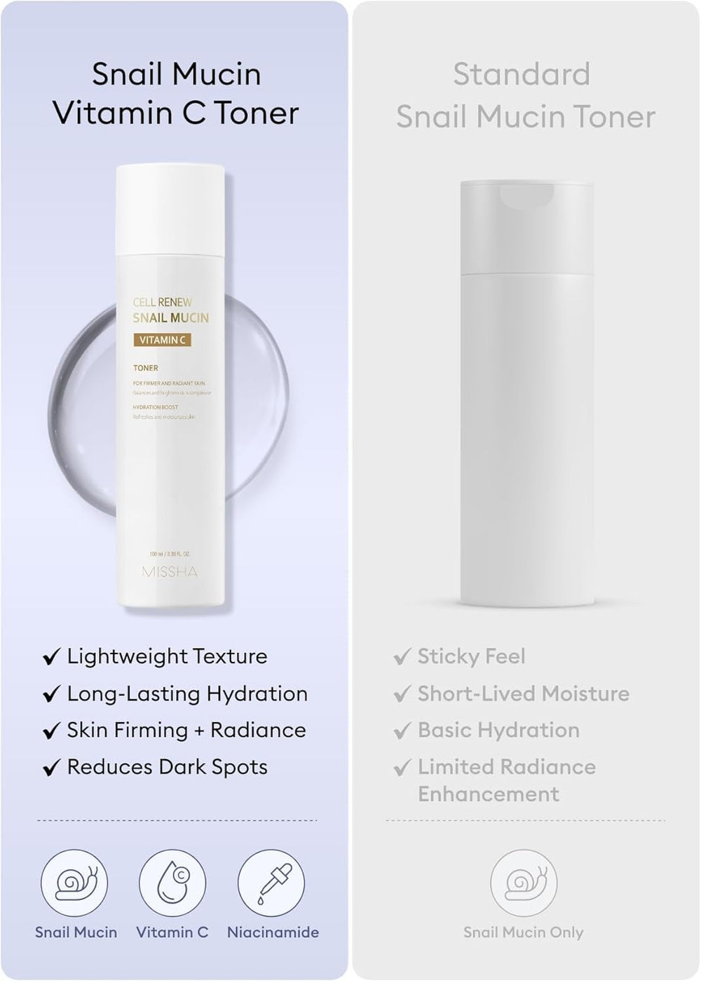 Infusion de vitamine C pour revitaliser le teint avec MISSHA.