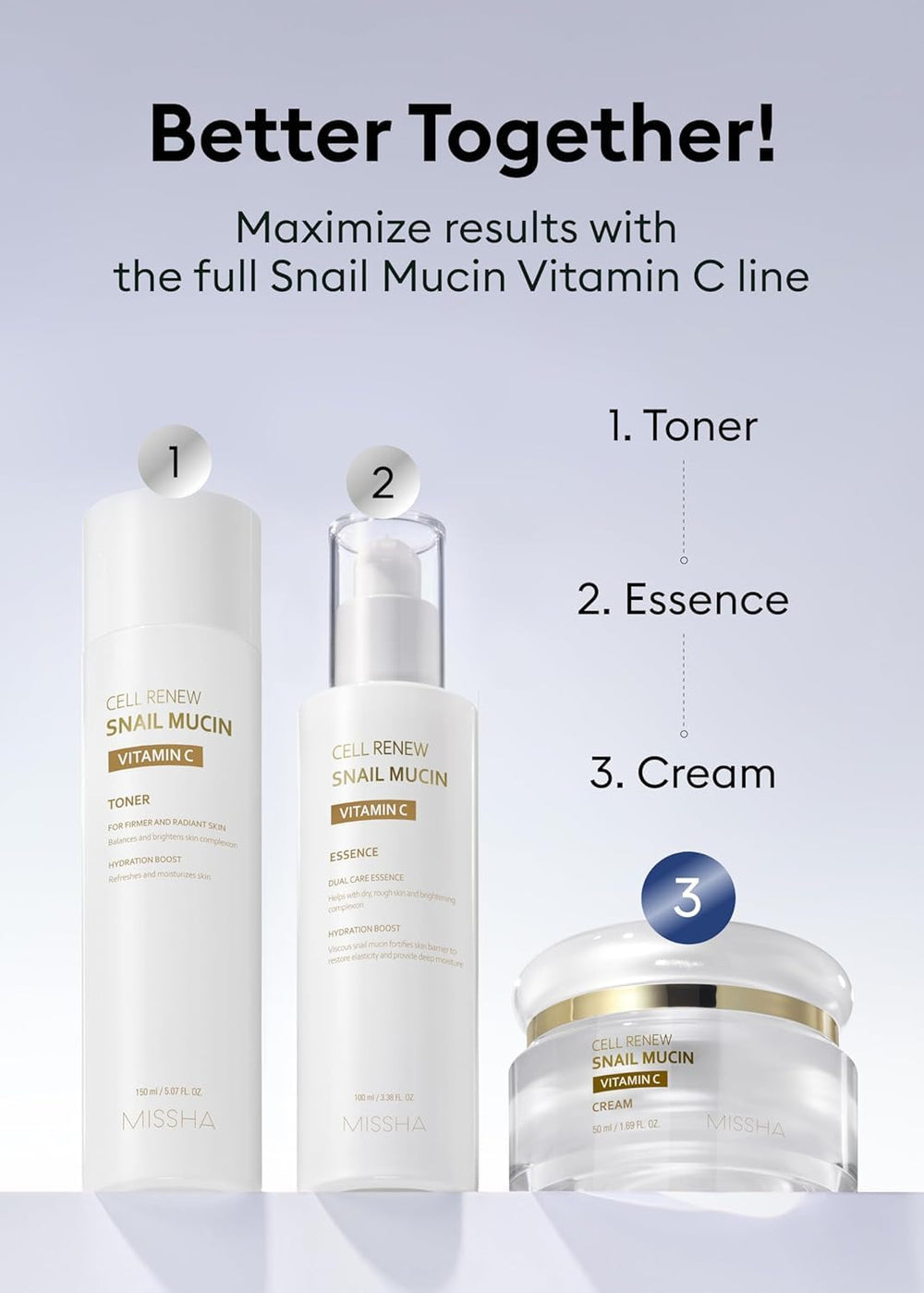 Missha Cell Renew: effet glow potentiel pour un teint lumineux.