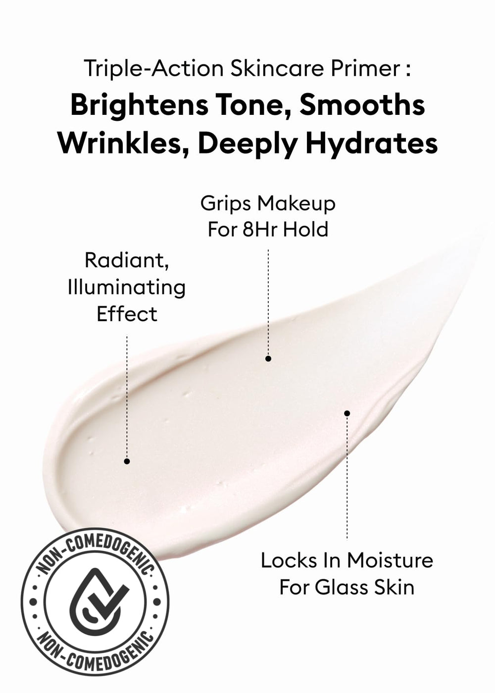 MISSHA M BB Boomer Primer texture hydratante sur peau, base durable
