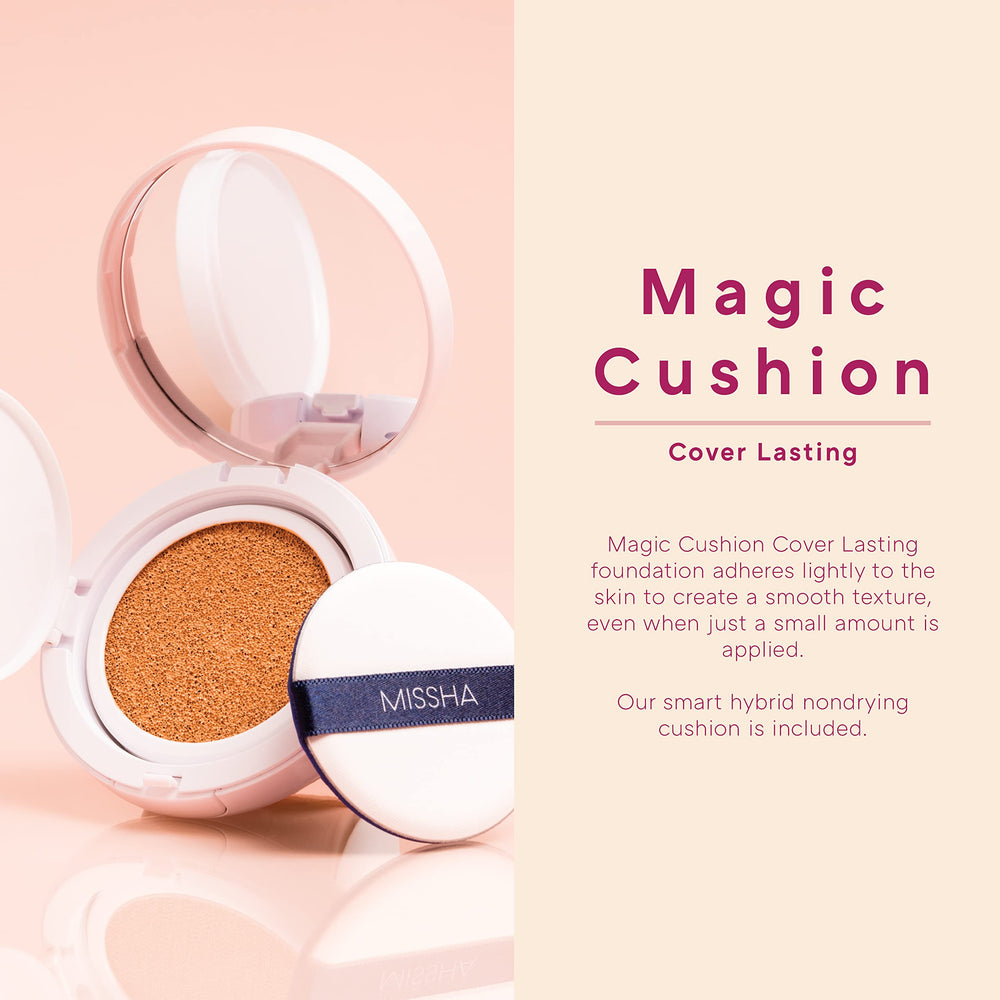 MISSHA Magic Cushion application teinte pour une couvrance modulable