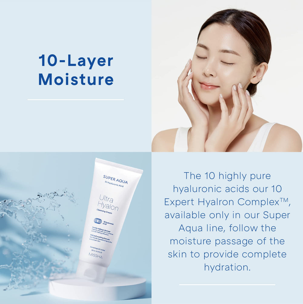 MISSHA hyaluronates multiples pour hydrater en profondeur et proteger la barriere cutanee