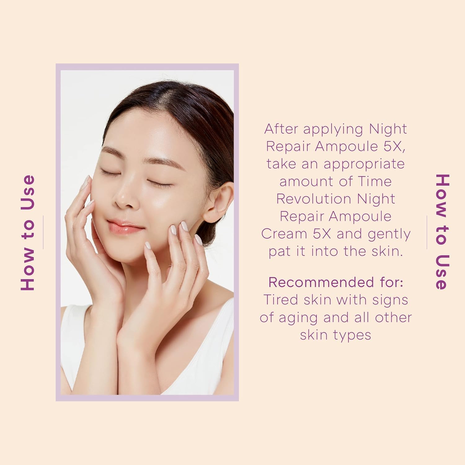 MISSHA Time Revolution Nuit Ampoule Crème : application douce facilitée par l'emballage.