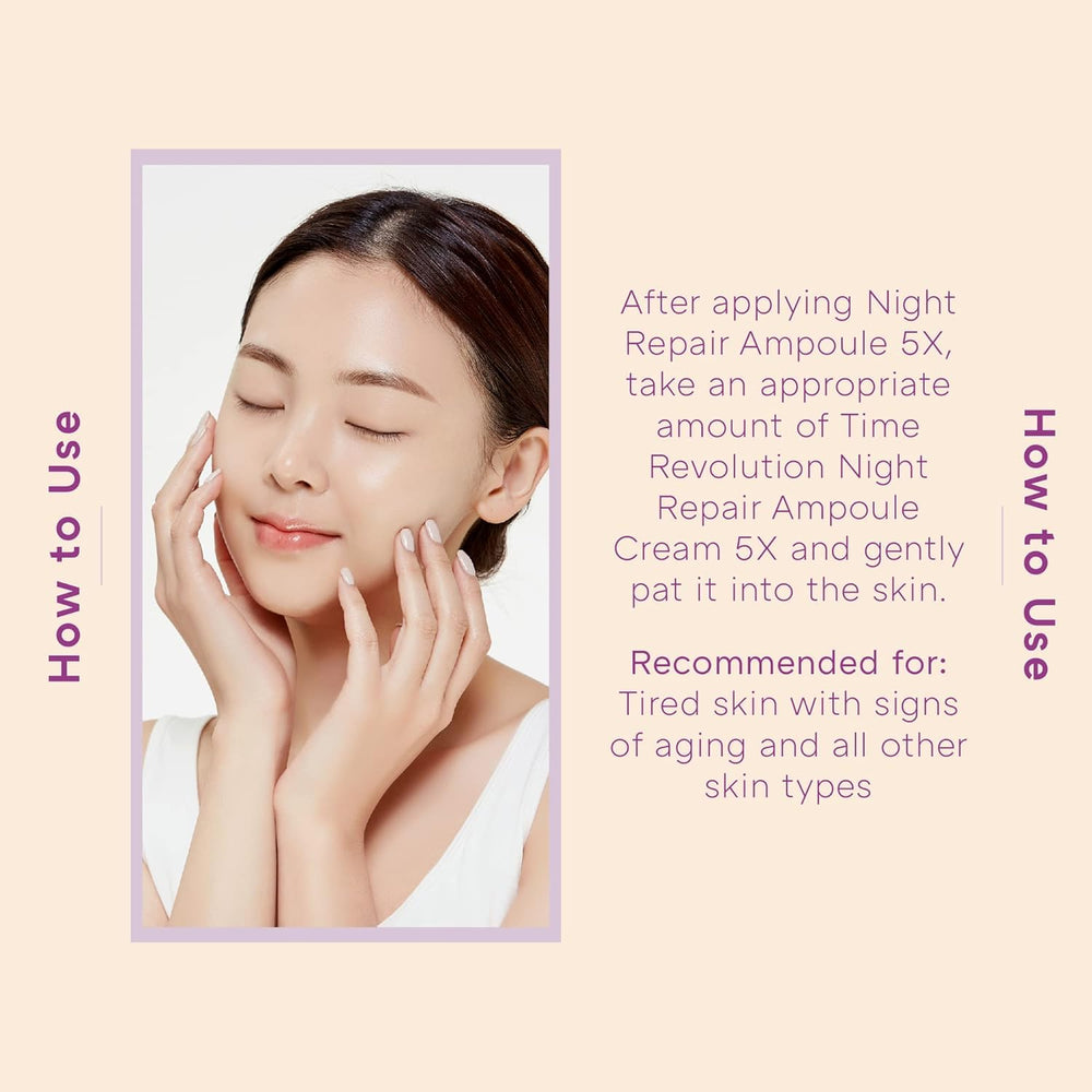 MISSHA Time Revolution Nuit Ampoule Crème : application douce facilitée par l'emballage.