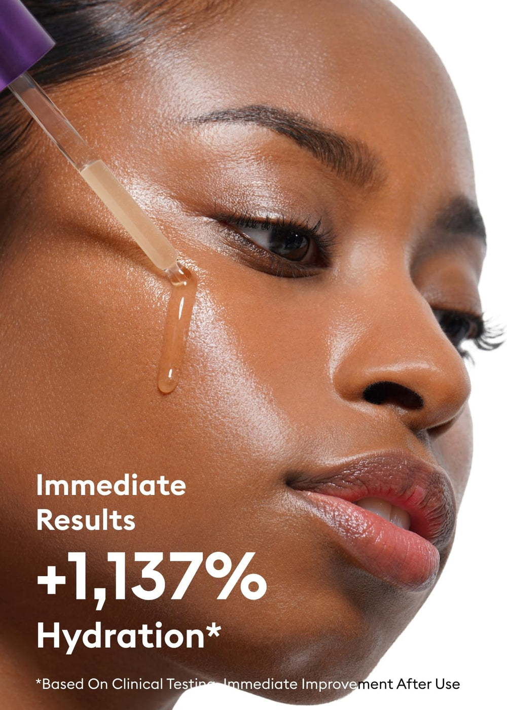 MISSHA Time Revolution sérum-ampoule poudre de cacao, texture lisse et naturelle.