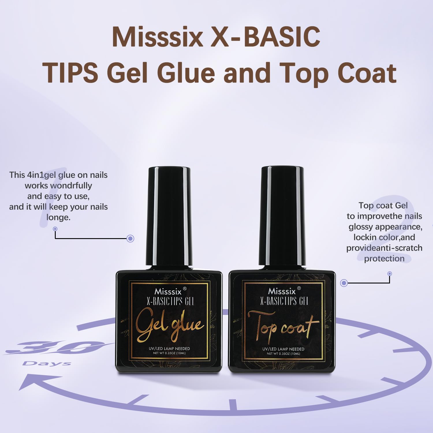 Accessoires debutant Misssix pour faciliter pose ongles