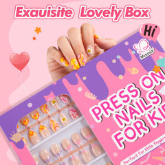Misssix designs dessins animés colorés pour personnaliser les ongles des enfants.