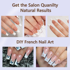 Misssix embouts en gel, forme carrée allongée pour un look moderne et durable