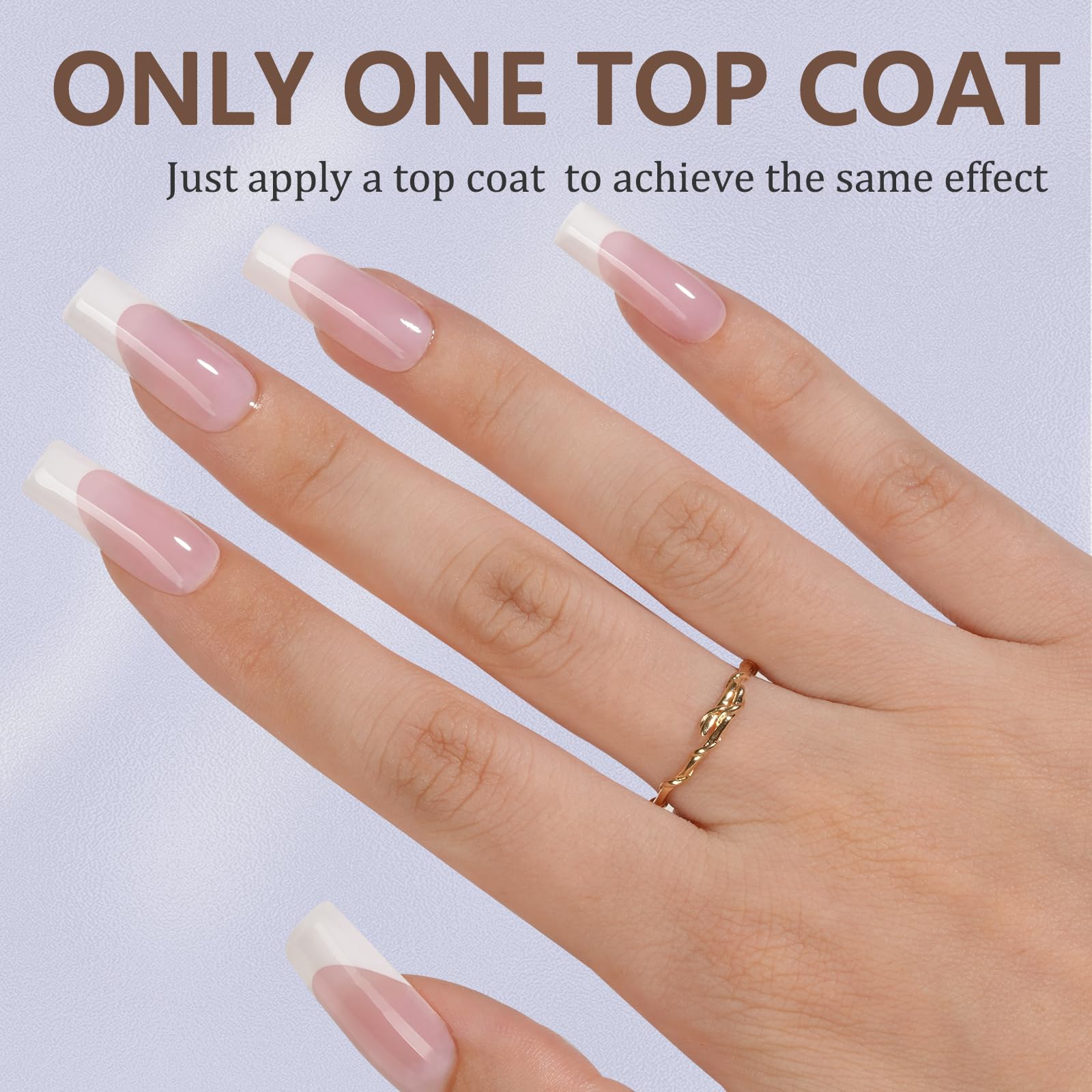 Misssix ensemble de 240 embouts pour ongles, polyvalence et application rapide.