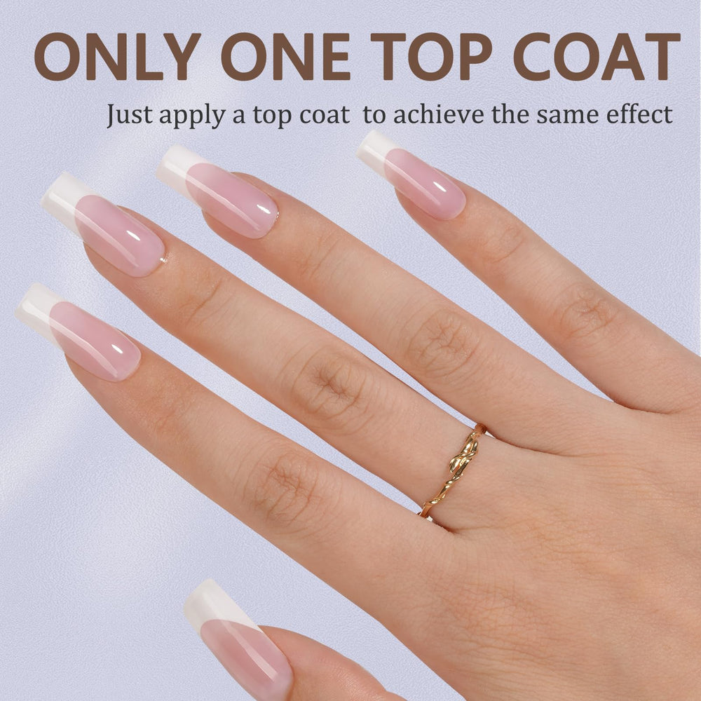 Misssix ensemble de 240 embouts pour ongles, polyvalence et application rapide.