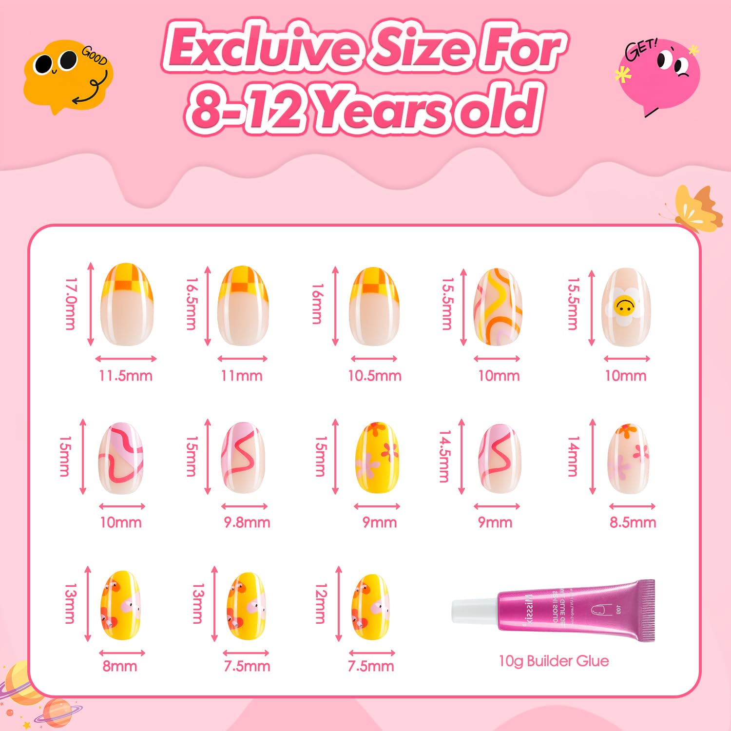 Misssix cadeau anniversaire ongles enfants, idée parfaite.