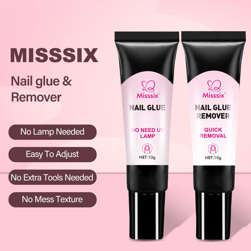 Misssix lime à ongles pour lisser et ajuster la forme.