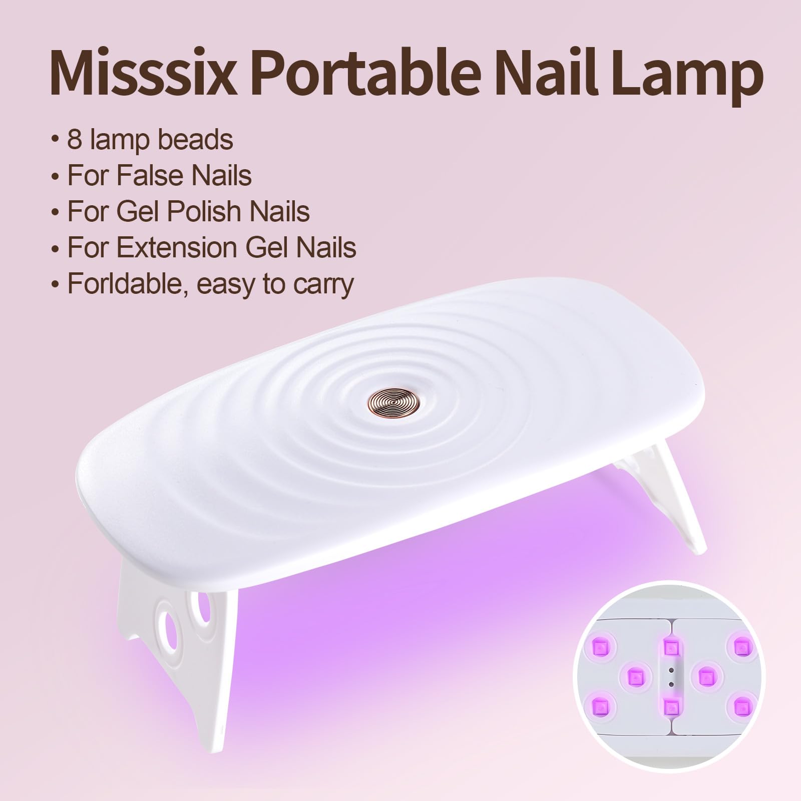 Misssix lime à ongles, ajustement précis et finition douce.