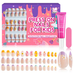 Misssix ongles presse-enfants 78 pièces, ensemble complet prêt à l’emploi.
