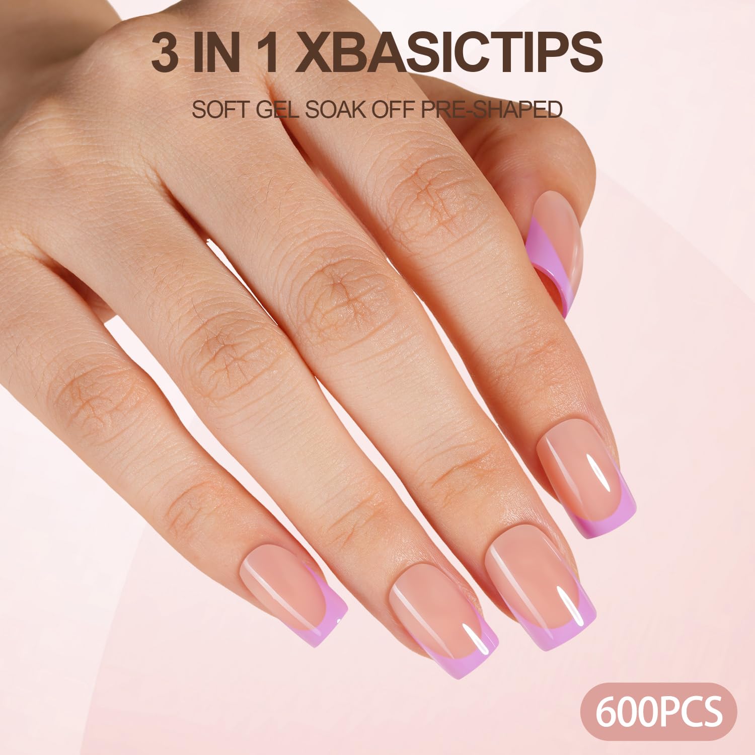 Misssix XBASICTIPS: texture mate pour meilleure adhérence durable.