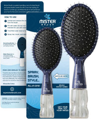 Mister Brush Navy - brosse démêlante 2 en 1 pour démêler sans douleur.