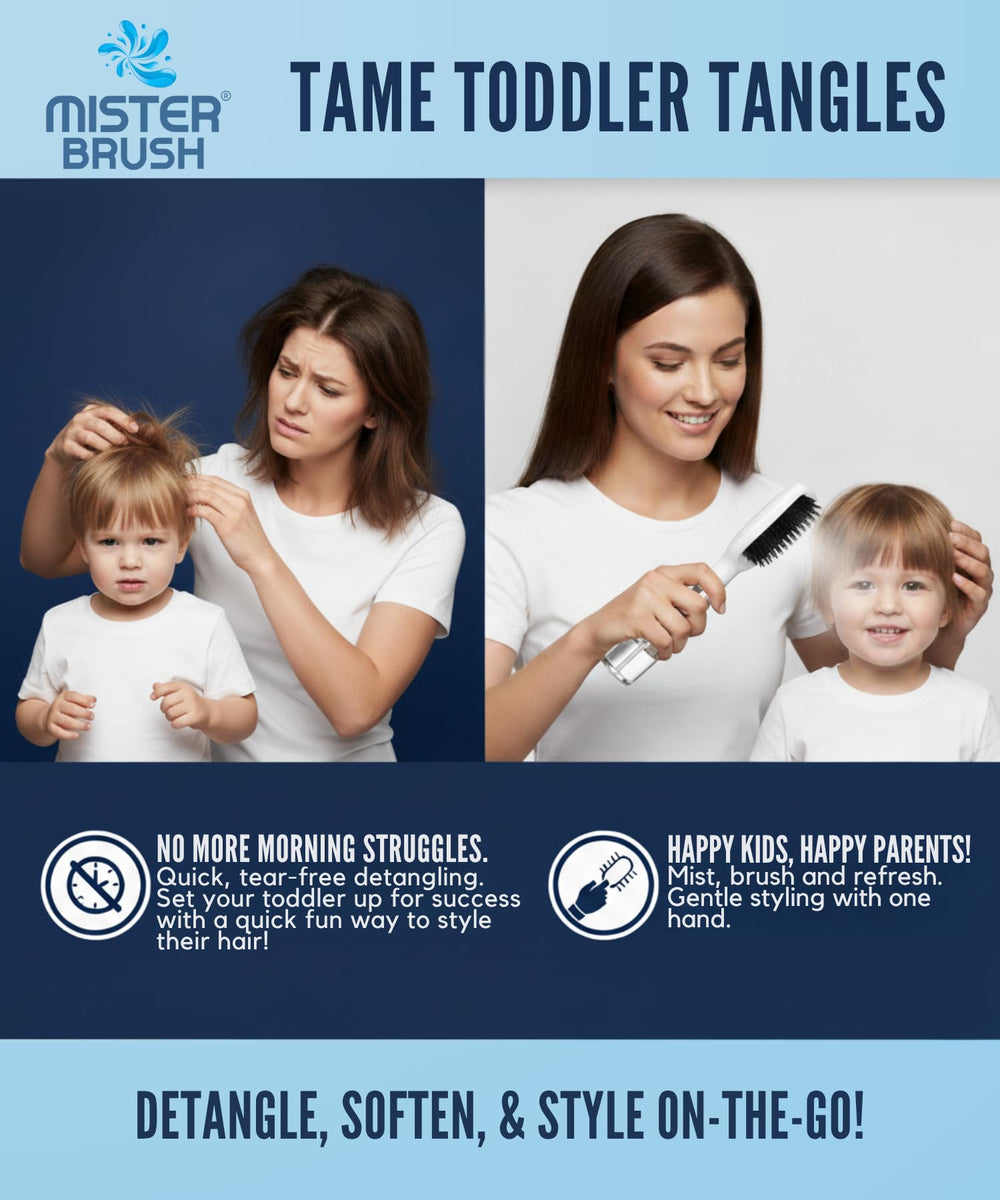 Mister Brush Navy - format compact et portable pour voyager.