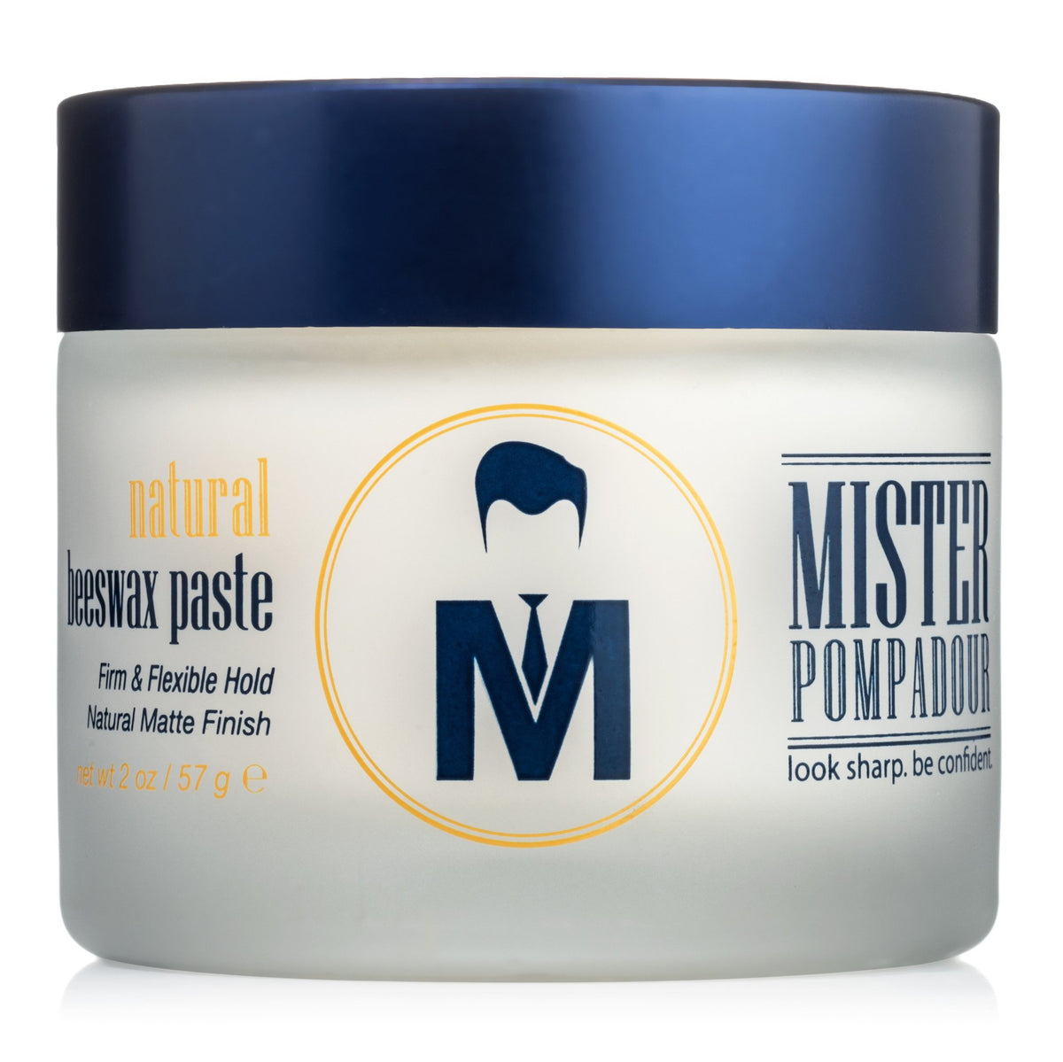 Mister Pompadour Pâte cire d’abeille, bouteille 2oz, tenue longue durée sans éclat