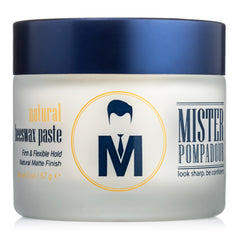 Mister Pompadour Pâte cire d’abeille, bouteille 2oz, tenue longue durée sans éclat
