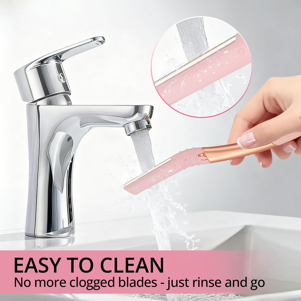 Rasoir Mistfree à domicile, utilisation simple et sûre au quotidien.