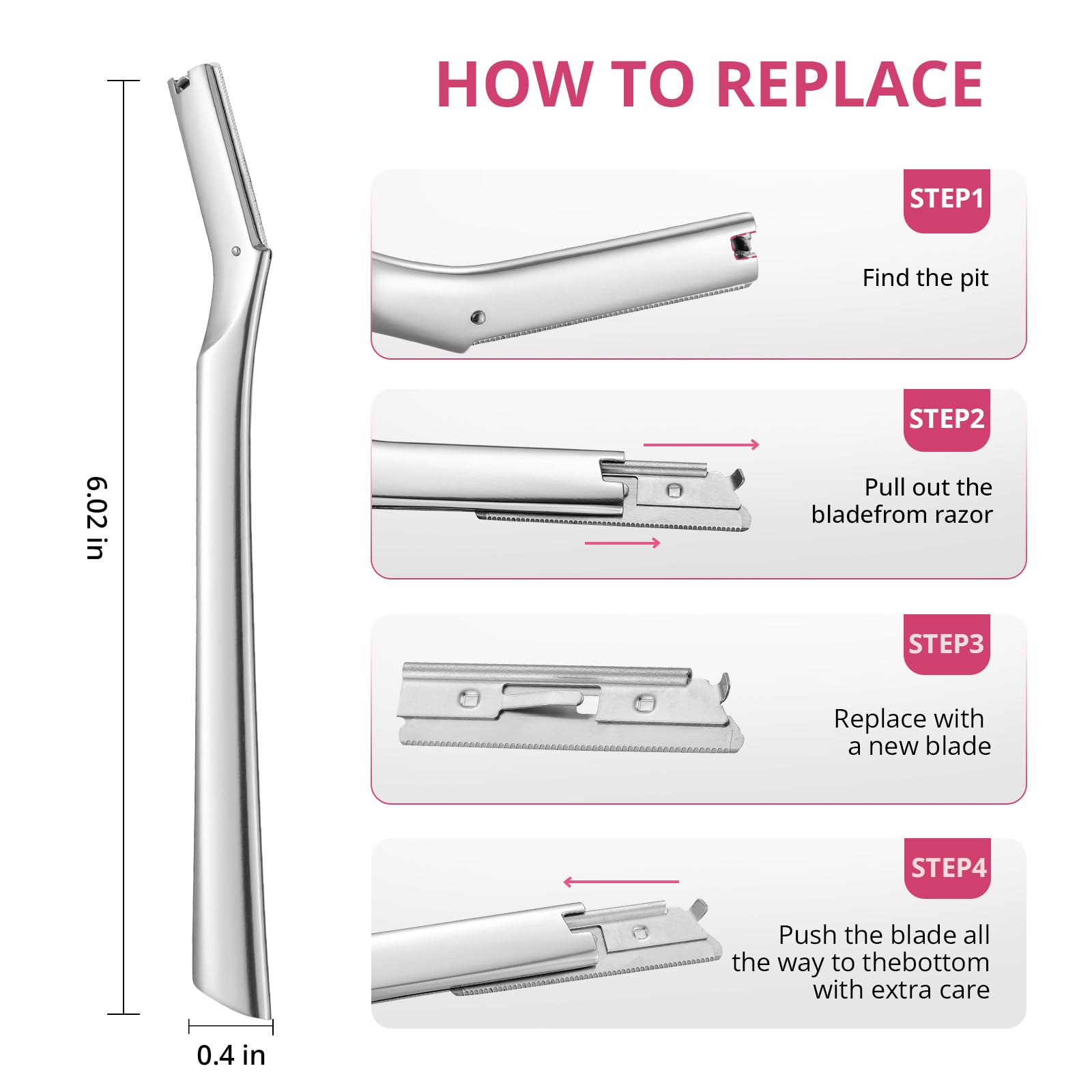 Mistfree rasoir-dermaplane-lames-refill — lames de rechange durables et fiables.