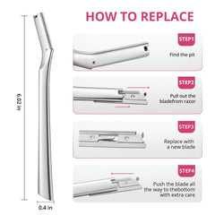 Mistfree rasoir-dermaplane-lames-refill — lames de rechange durables et fiables.