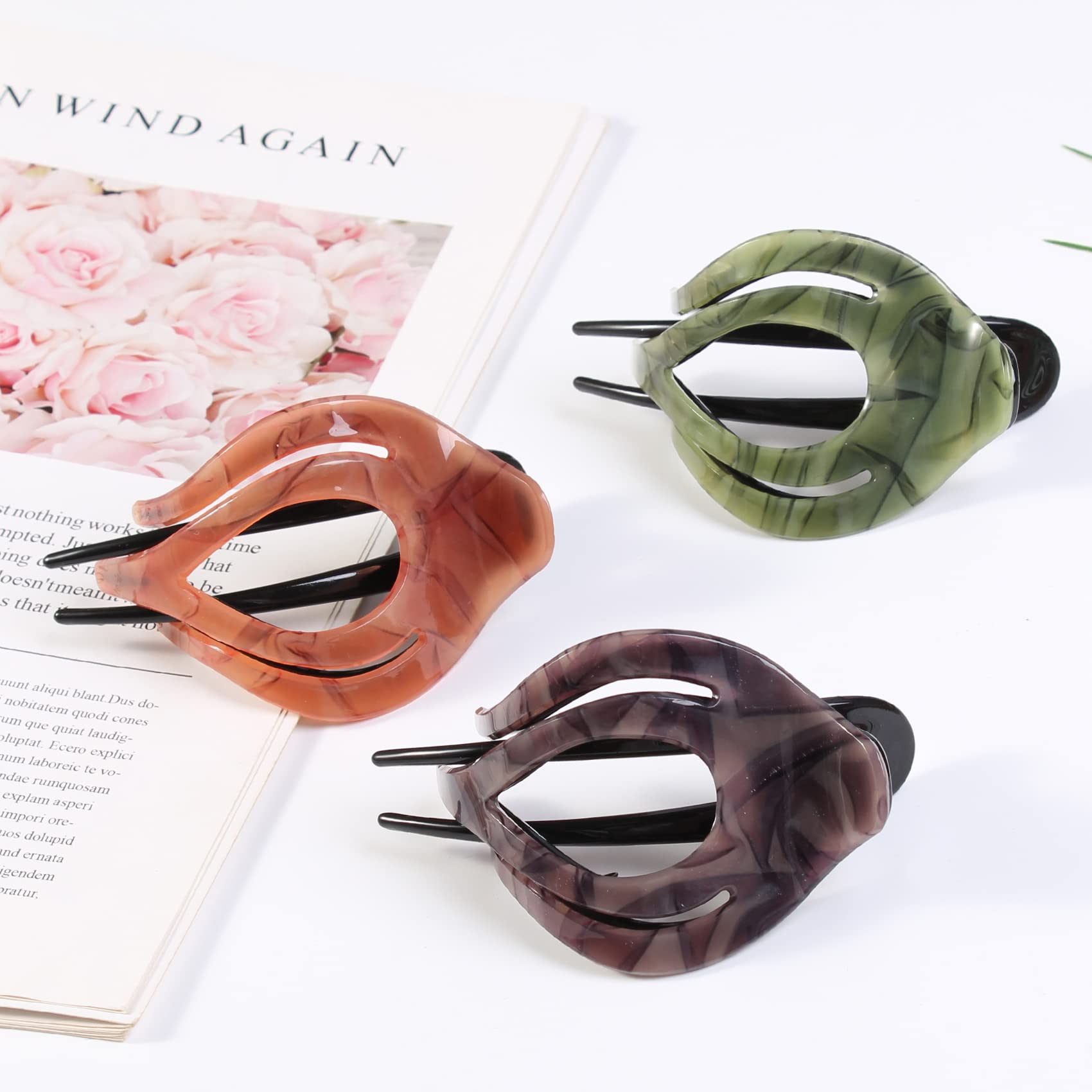 Coffret-pinces-cheveux Mistofu Concorde, cadeau élégant pour elle.