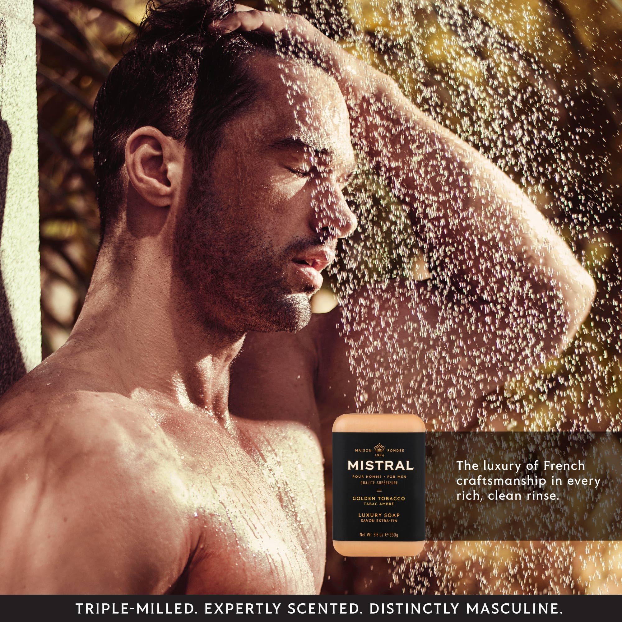 Parfum végétal Mistral, idéal pour la routine quotidienne.