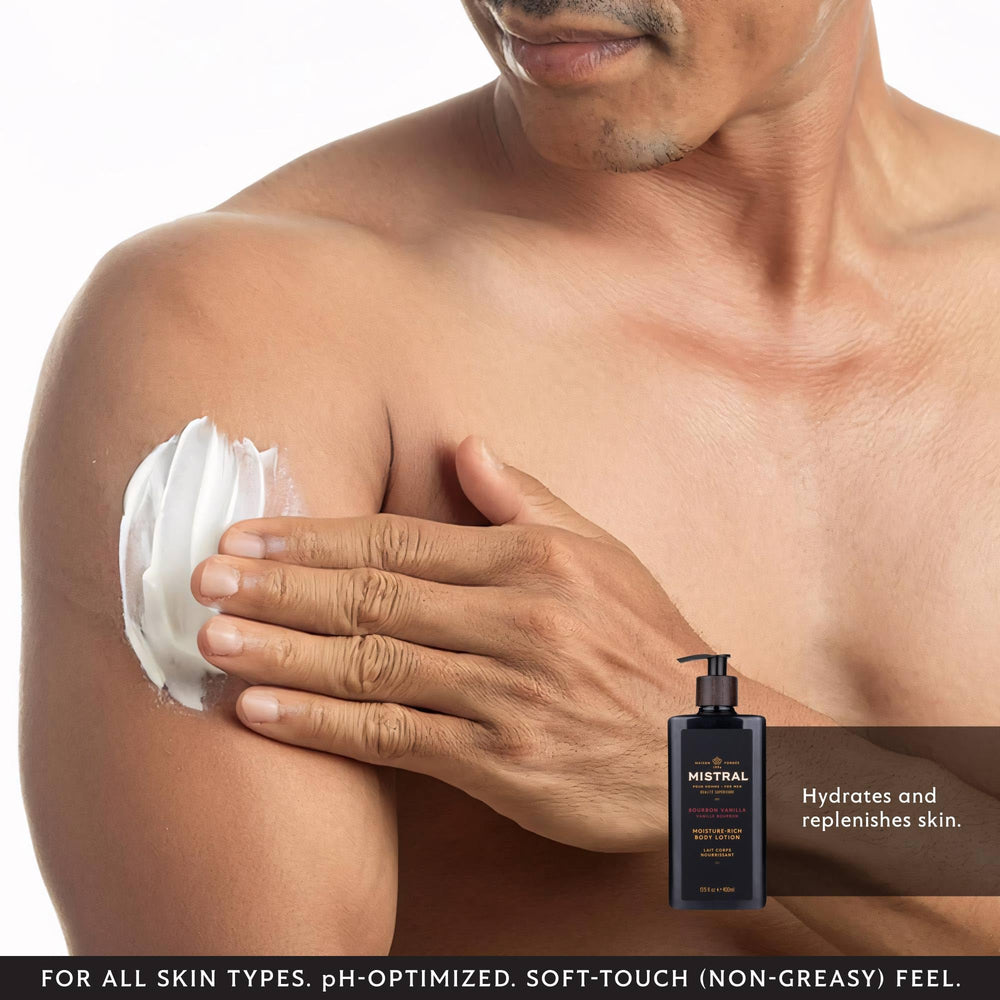Mistral Lotion – formule naturelle sans parabènes et phtalates.