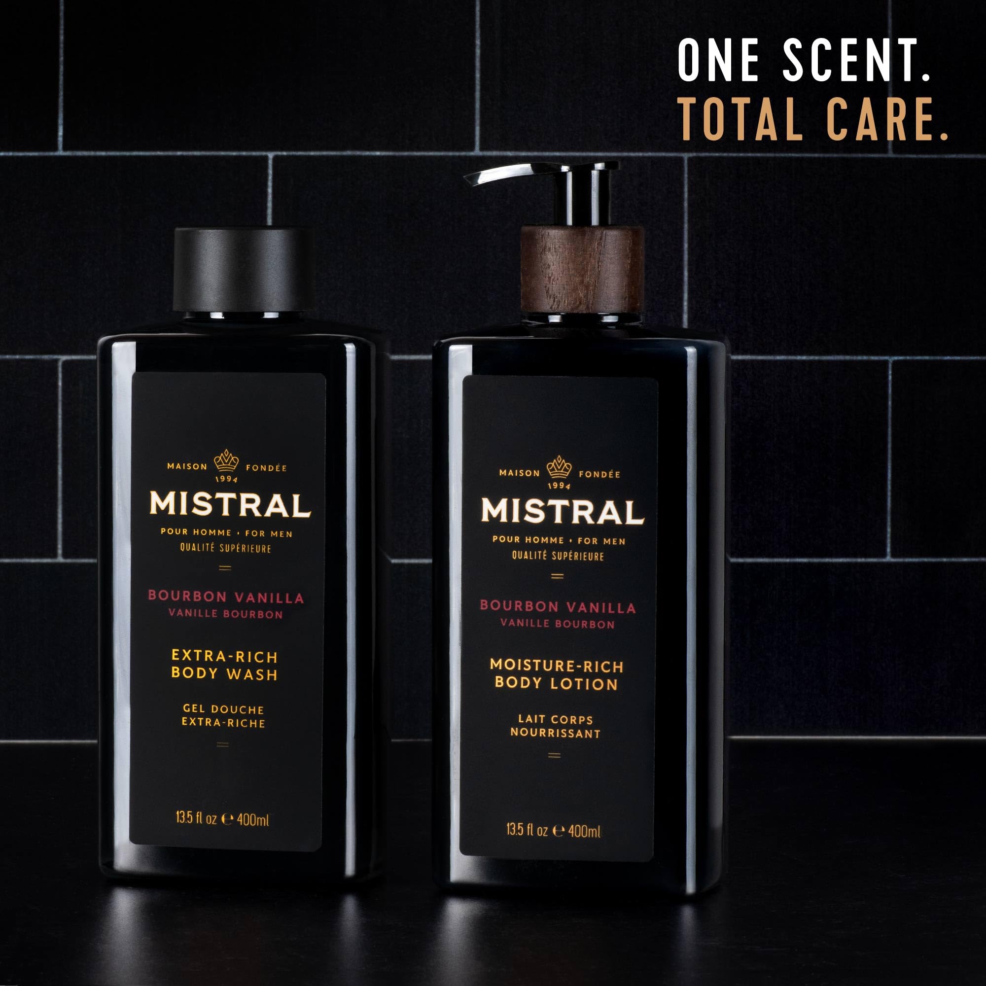 Mistral Lotion corps – cadeau masculin idéal, hydratation riche et durable.