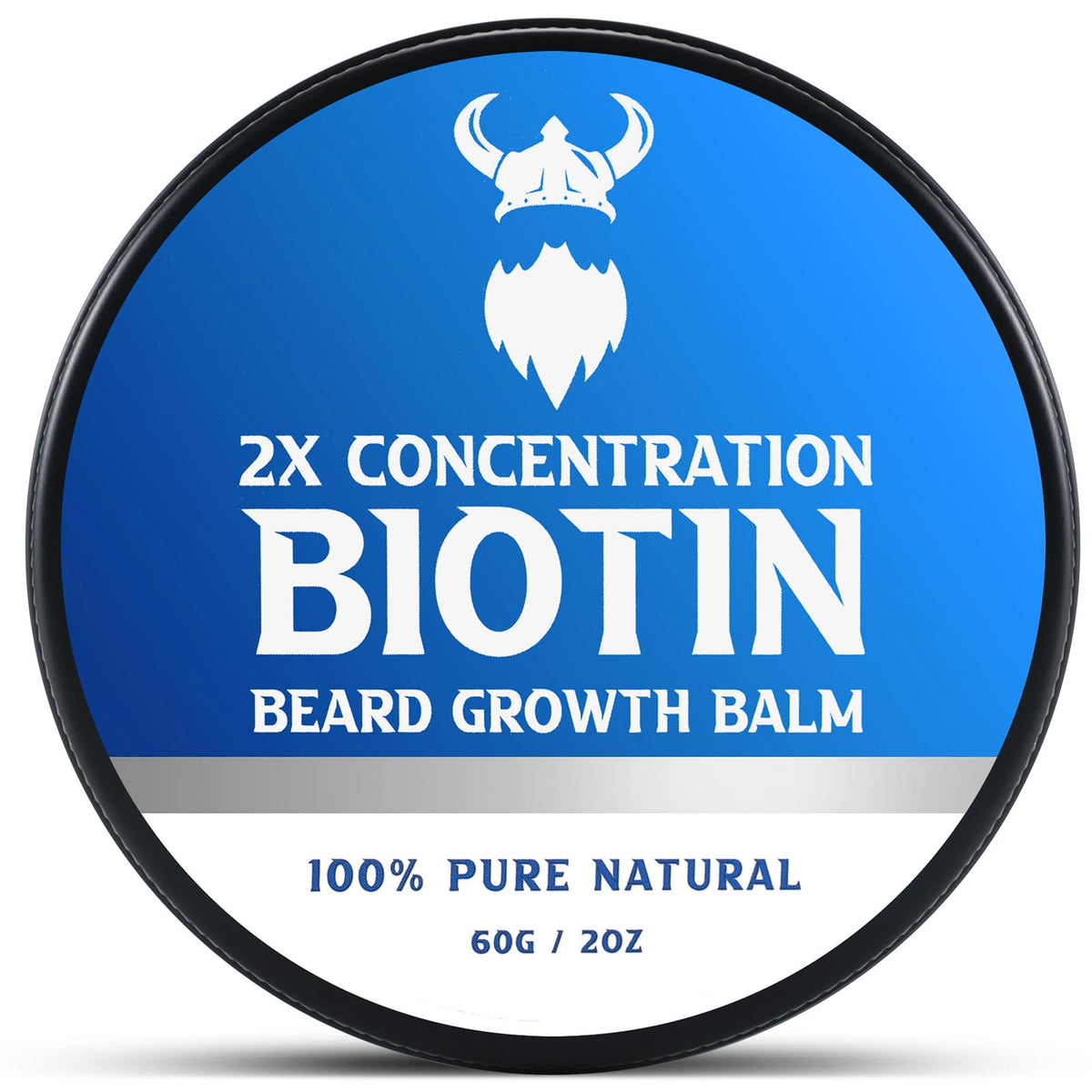 MistySprite baume barbe biotine, épaissit et revitalise les poils sans gras.