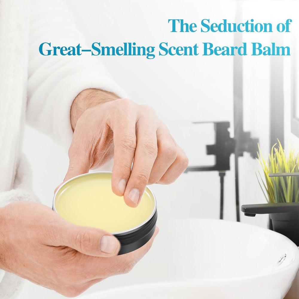 Baume barbe MistySprite facilite le coiffage et rend la barbe plus douce.