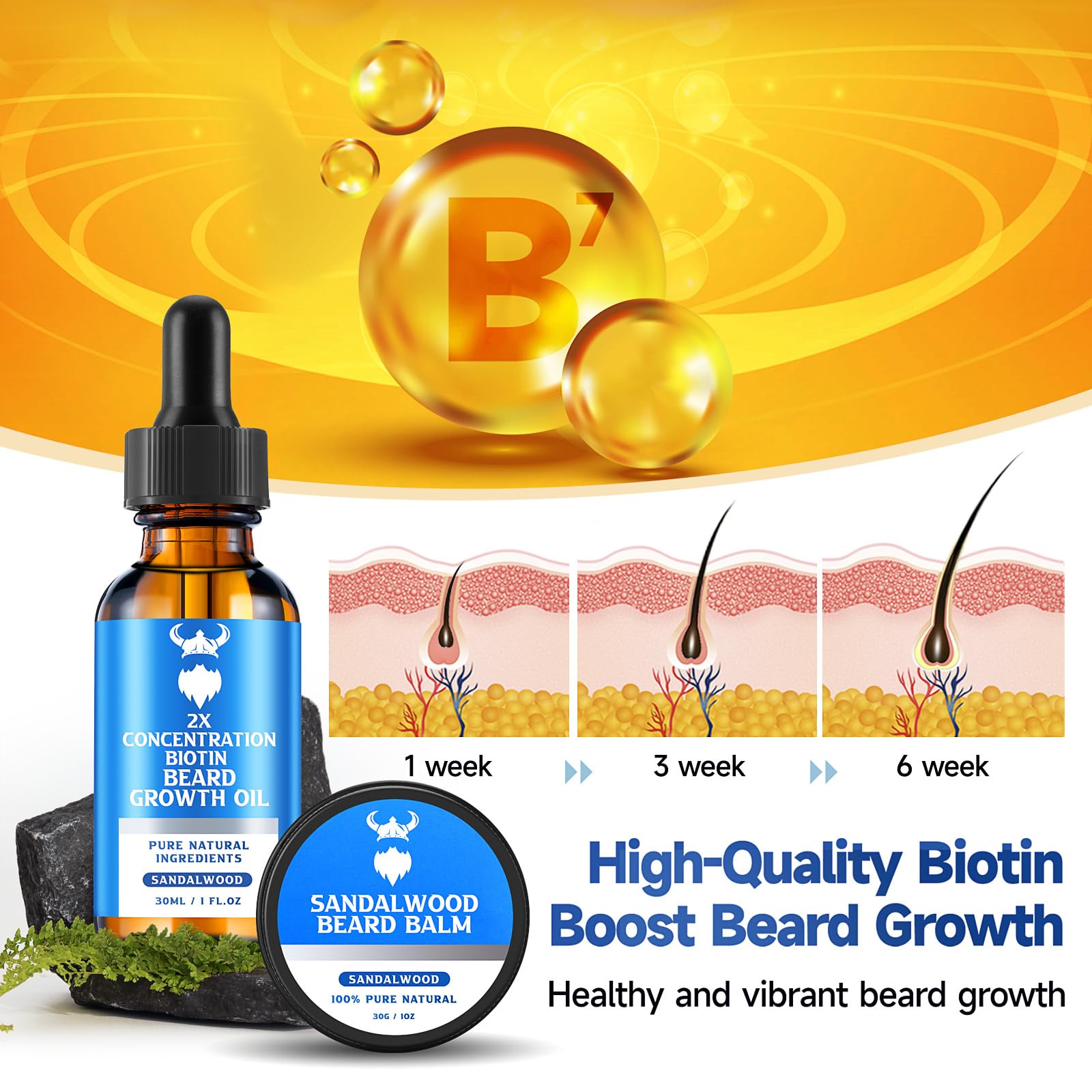 MistySprite baume barbe: texture douce et coiffage facile pour une barbe disciplinée