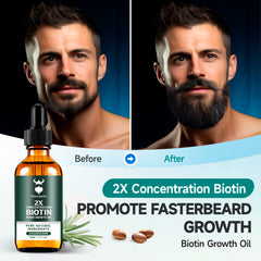 MistySprite huile croissance barbe – ingrédients Argan et Jojoba visibles pour nourrir et hydrater.