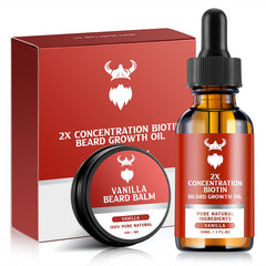 MistySprite kit barbe biotine 2X: revitalise les poils et stimule la pousse.