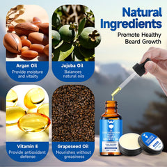 MistySprite kit entretien barbe deluxe: soin naturel et efficace pour homme